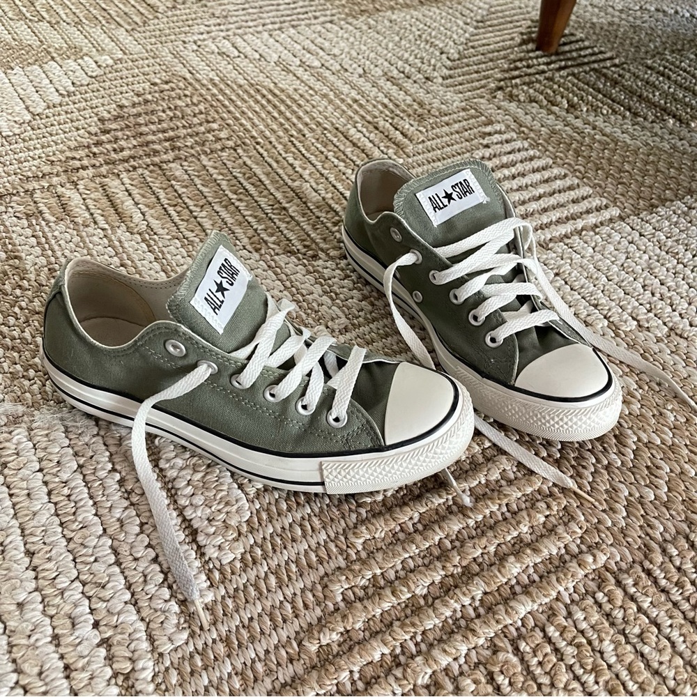 Converse All Star Low Top Green Size 8